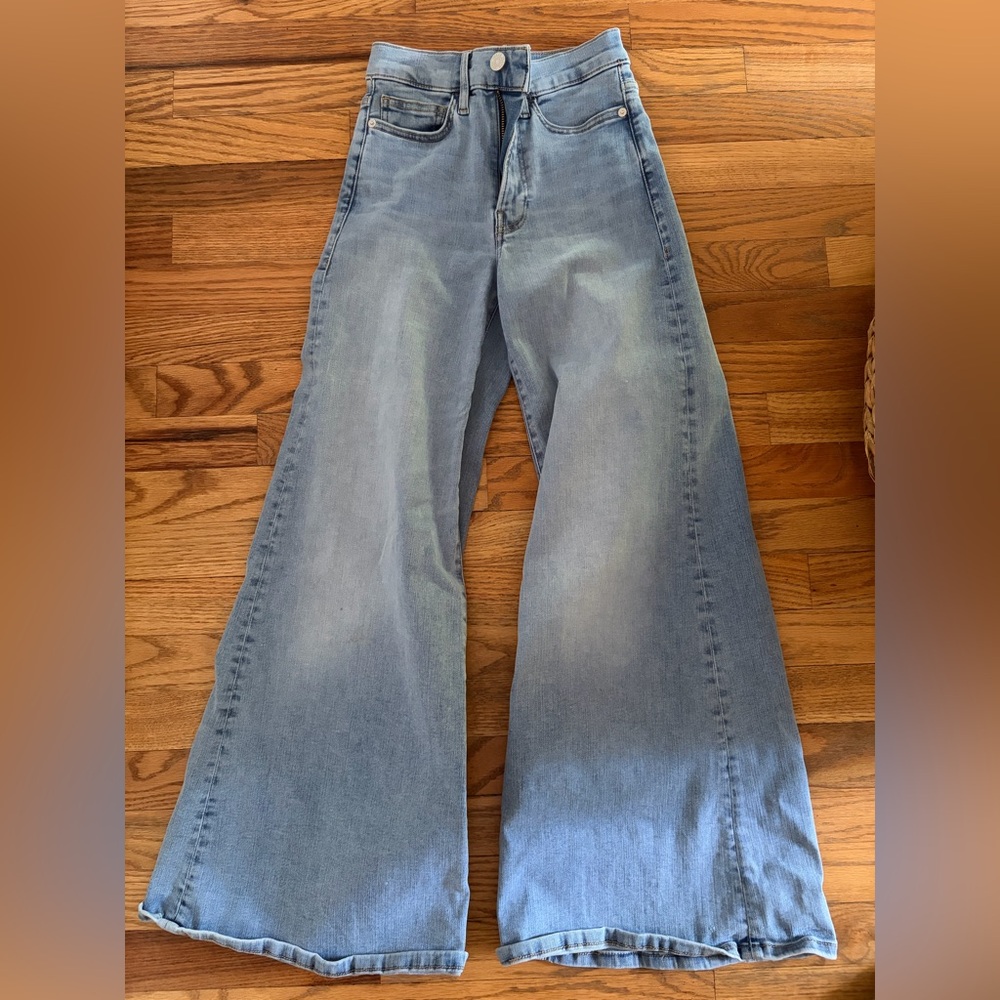 Frame Le Palazzo High Rise Crop Wide-Leg Jeans size 23